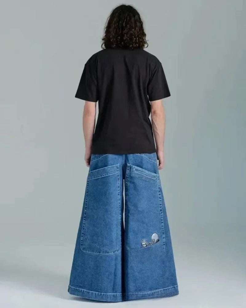 Retro Wide Leg Jeans