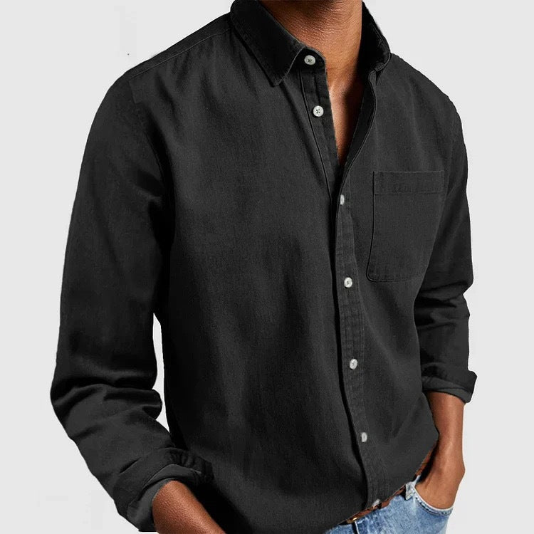 The Signature Woven Button-Up