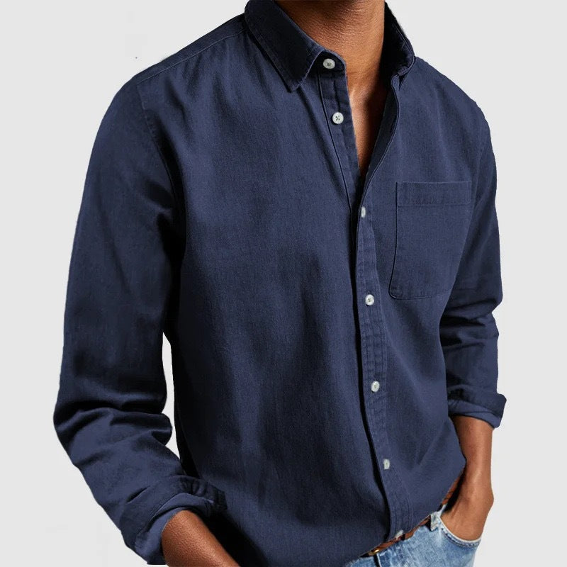 The Signature Woven Button-Up