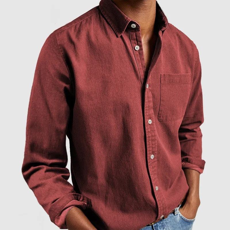 The Signature Woven Button-Up