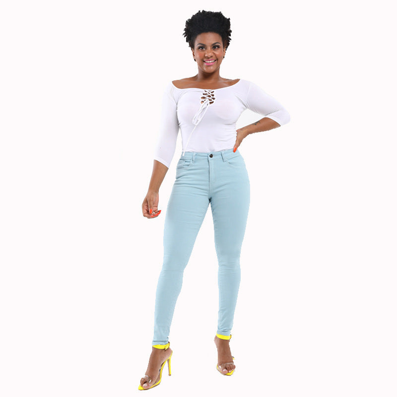 High Elastic Skinny Jeans