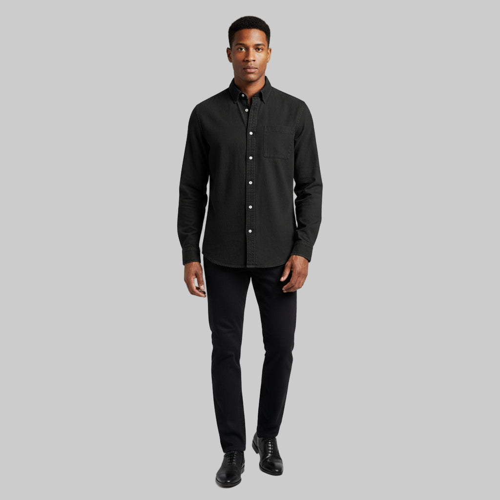 The Signature Woven Button-Up