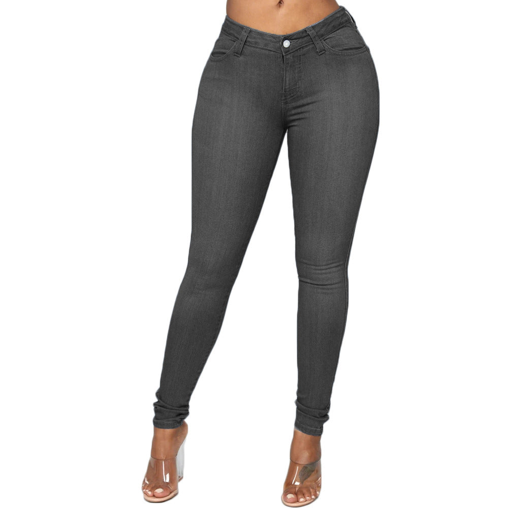 High Elastic Skinny Jeans