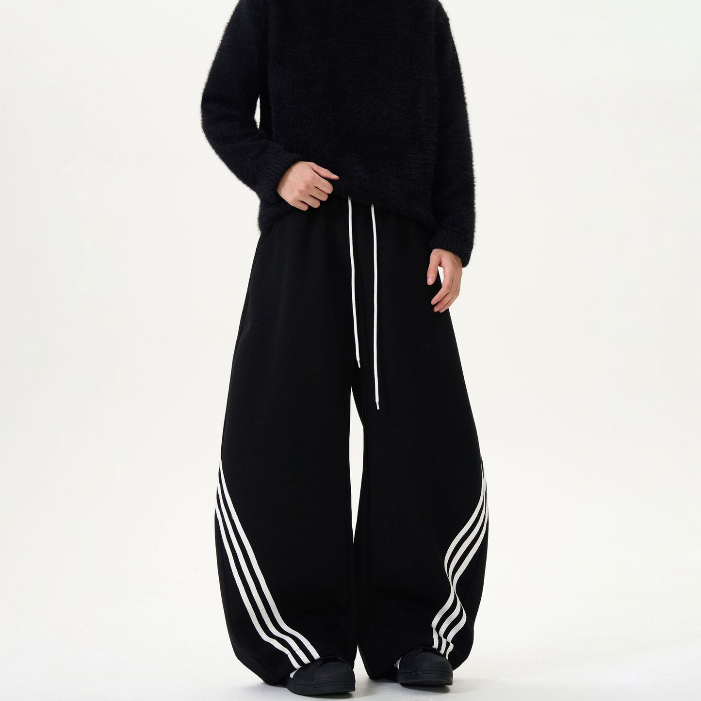 Wide Stripe Jogger