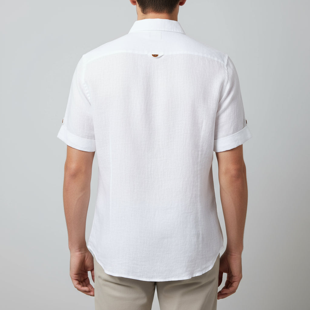 The Riviera Square-Neck Linen